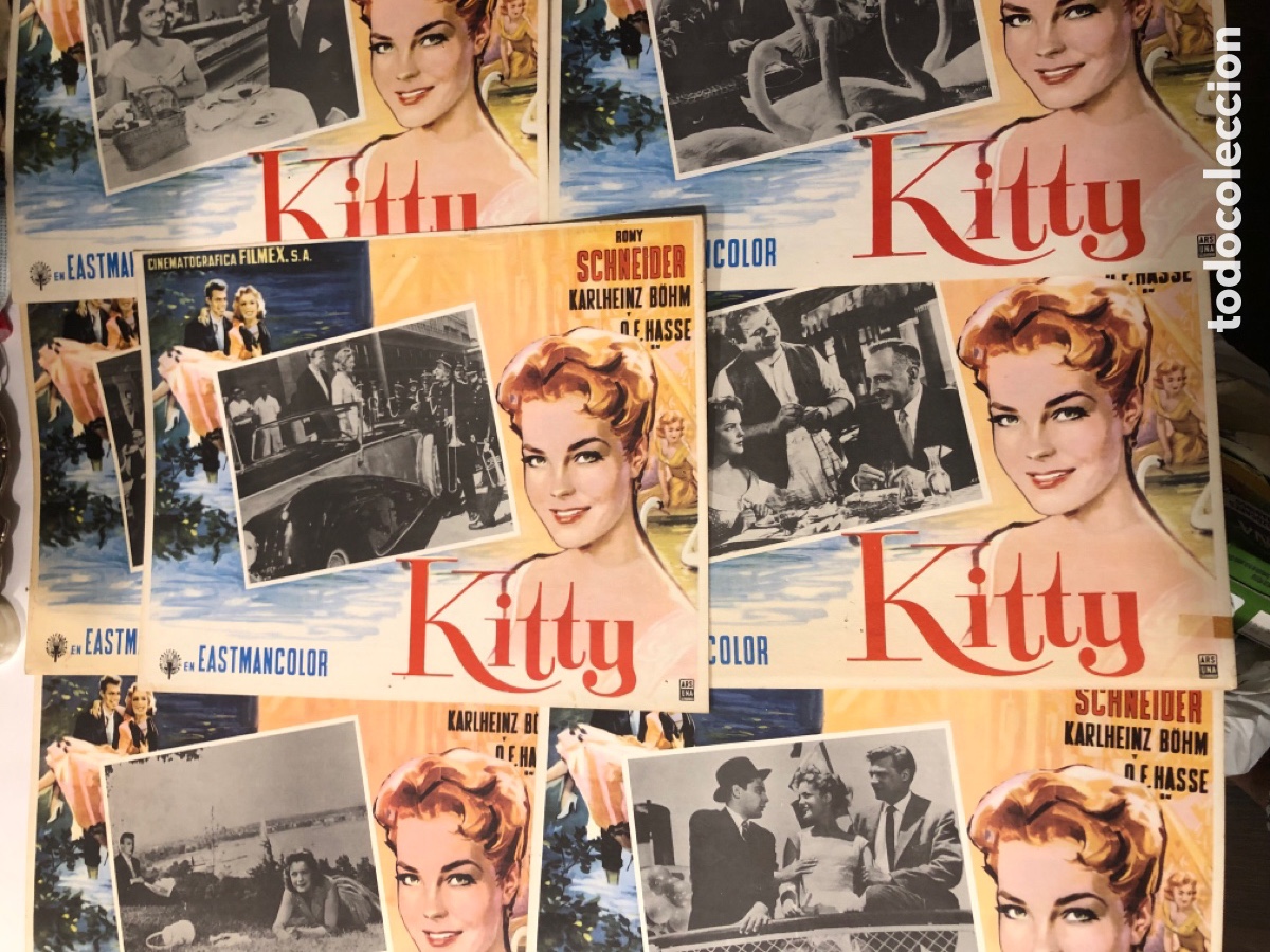 Cine: 7 fotocromos mexicanos Kitty Romy schneider Karlheinz Bohm