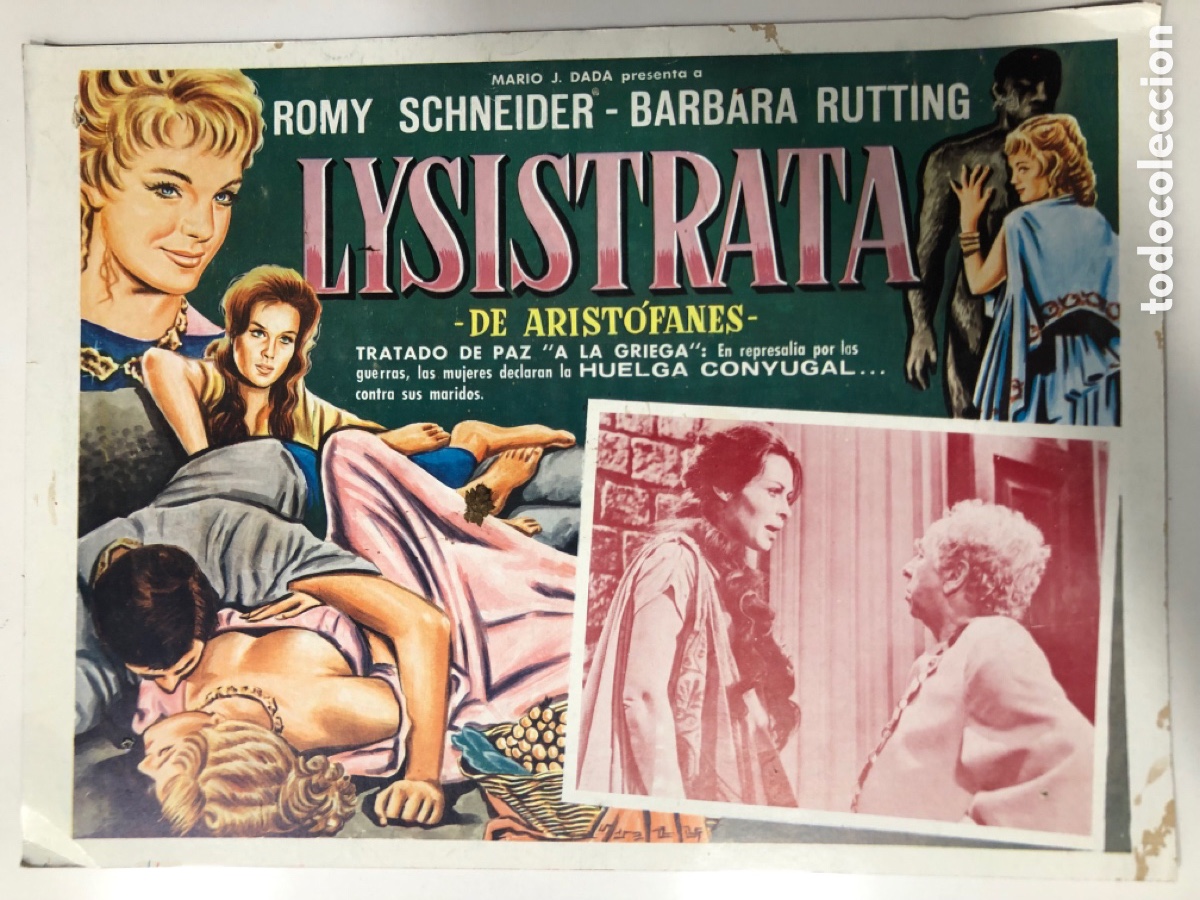 Cine: Fotocromo mexicano Lysistrata Romy schneider Barbara Rutting