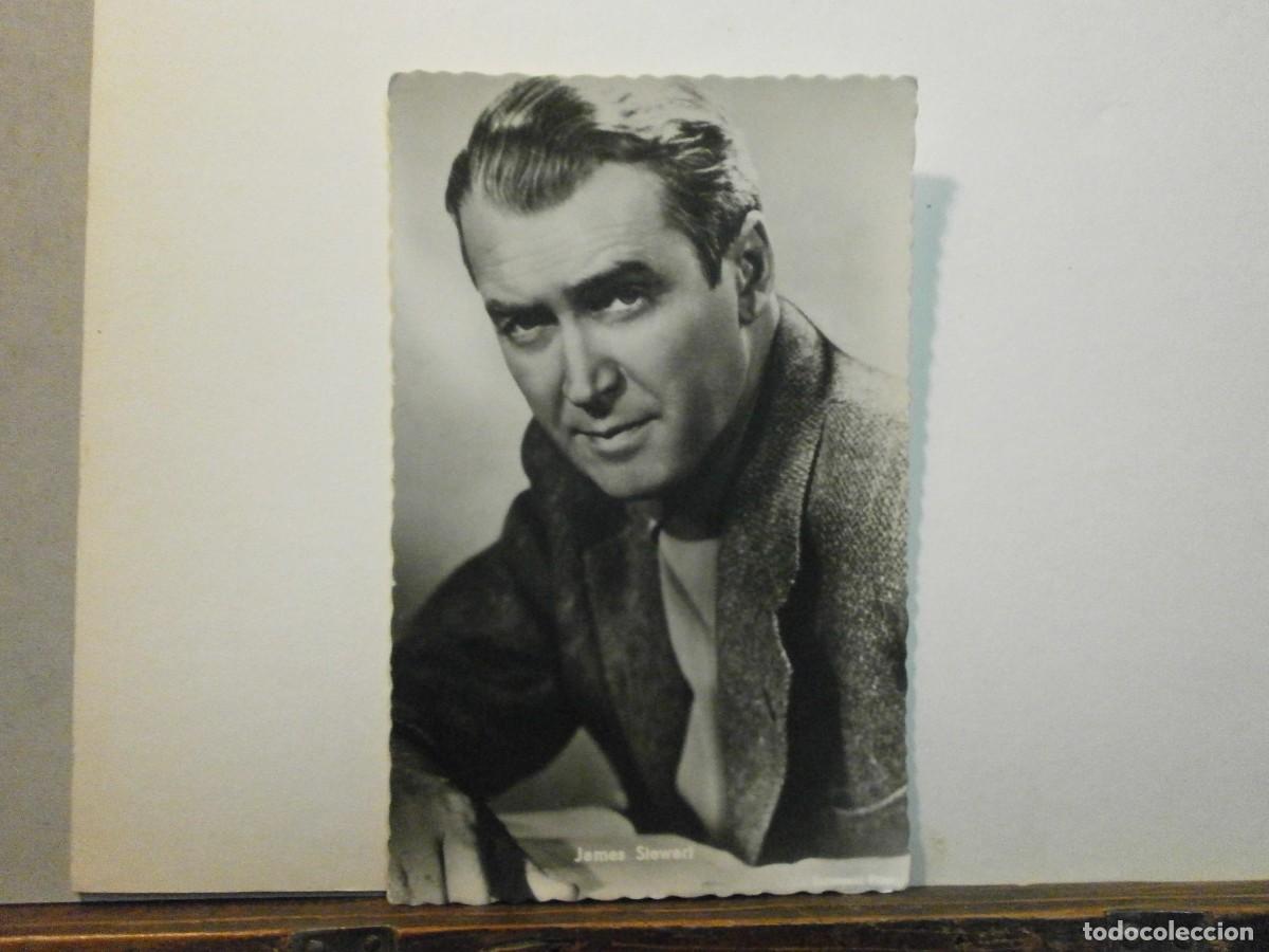 Cine: antigua postal original james stewart