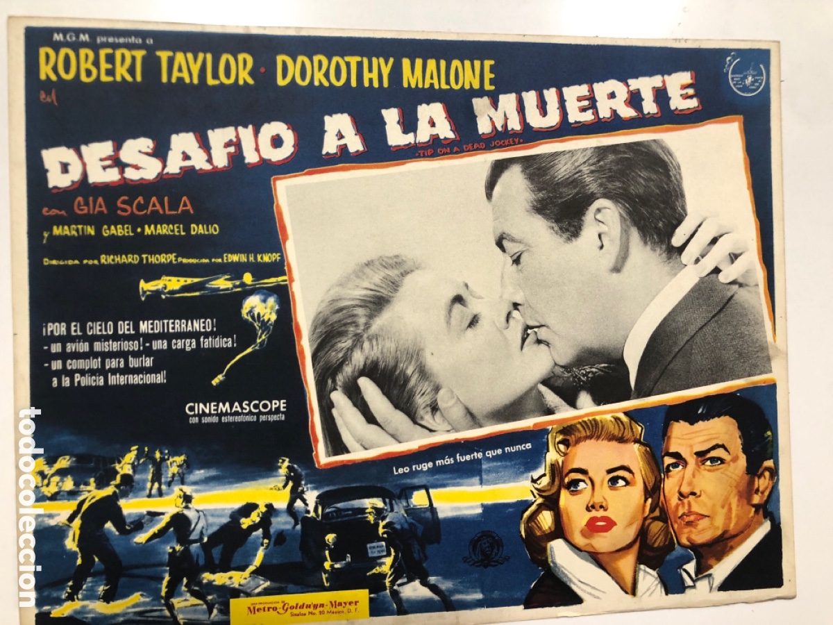 Cine: Fotocromo mexicano apuesta por un jinete robert taylor dorothy malone