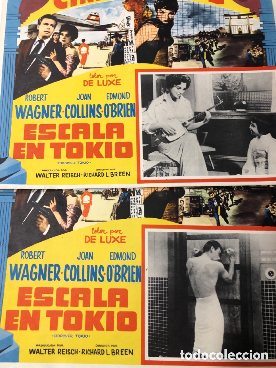 Cine: 2 fotocromos mexicanos escala tokio Joan collins robert wagner