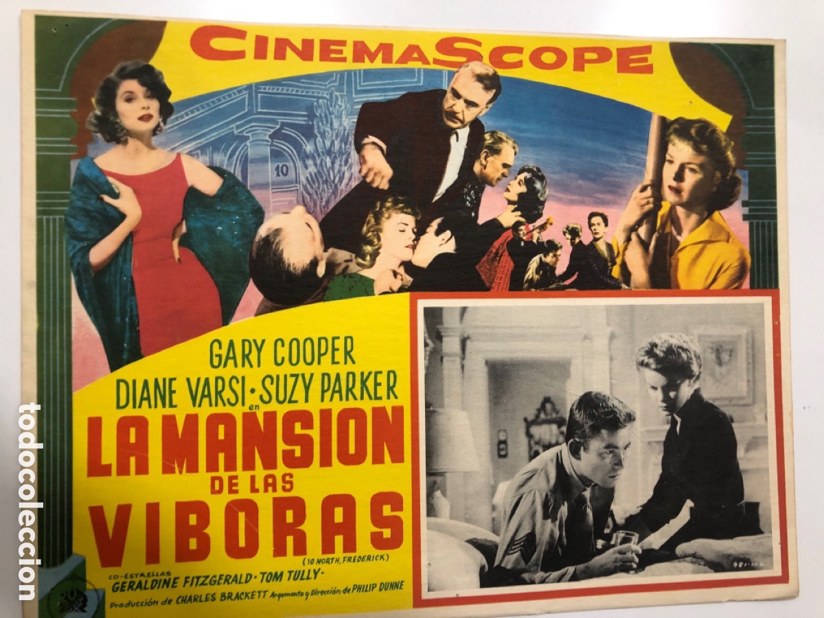 Cine: Fotocromo mexicano la mansi&oacute;n de las v&iacute;boras Gary Cooper suzy parker
