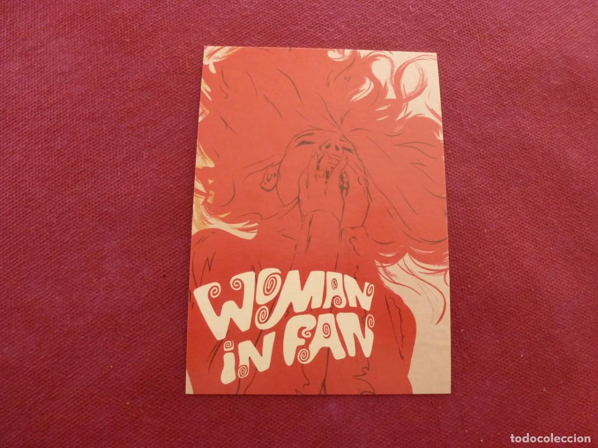 Cine: POSTAL (10 X 15)WOMAN IN FAN 55 FESTIVAL CINE FANTASTICO SITGES 6-16 OCTUBRE 2022