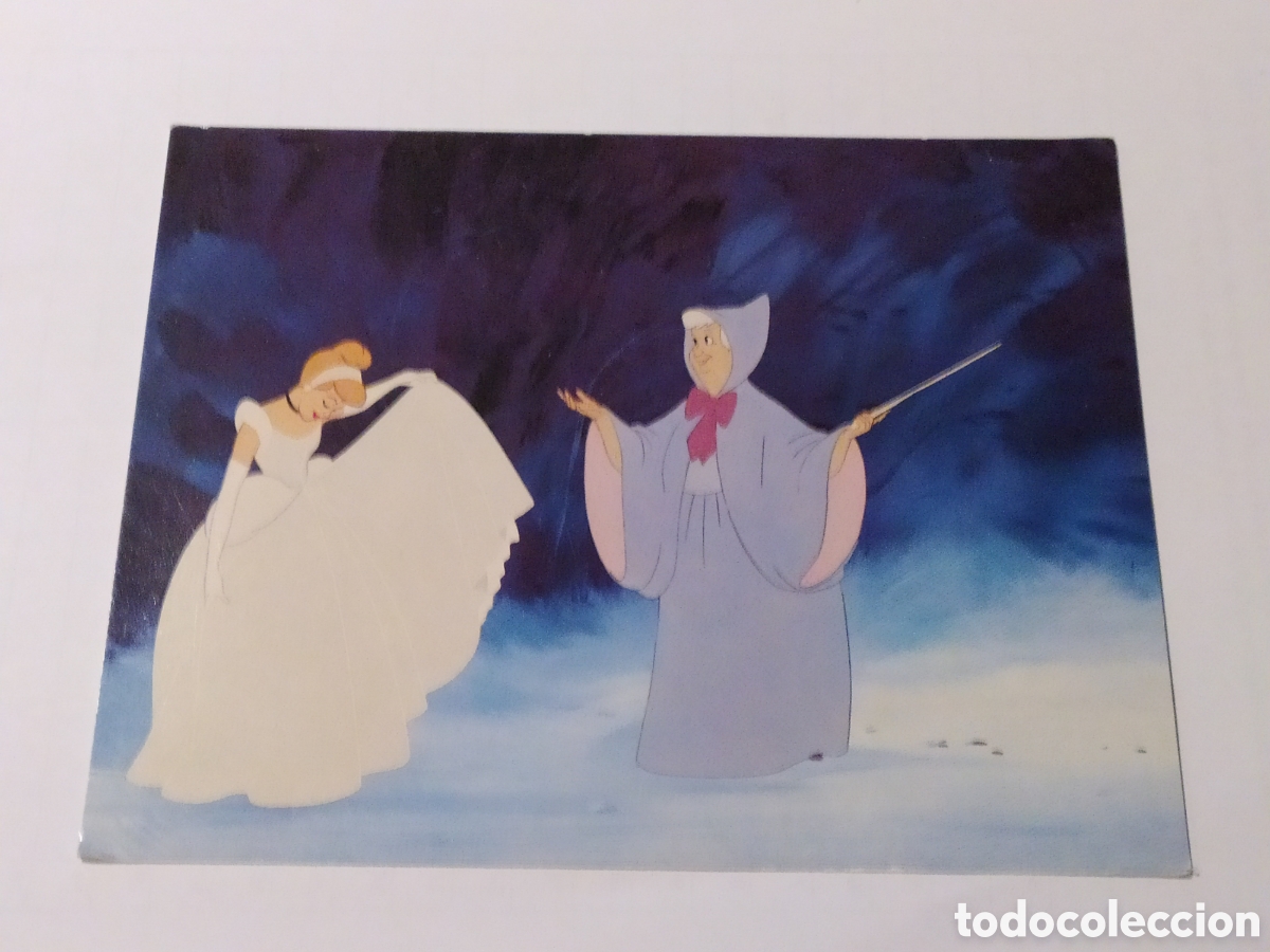 Cine: CENICIENTA - CINDERELLA - WALT DISNEY ANIMATION GALLERY - 17X13cm - SIN CIRCULAR
