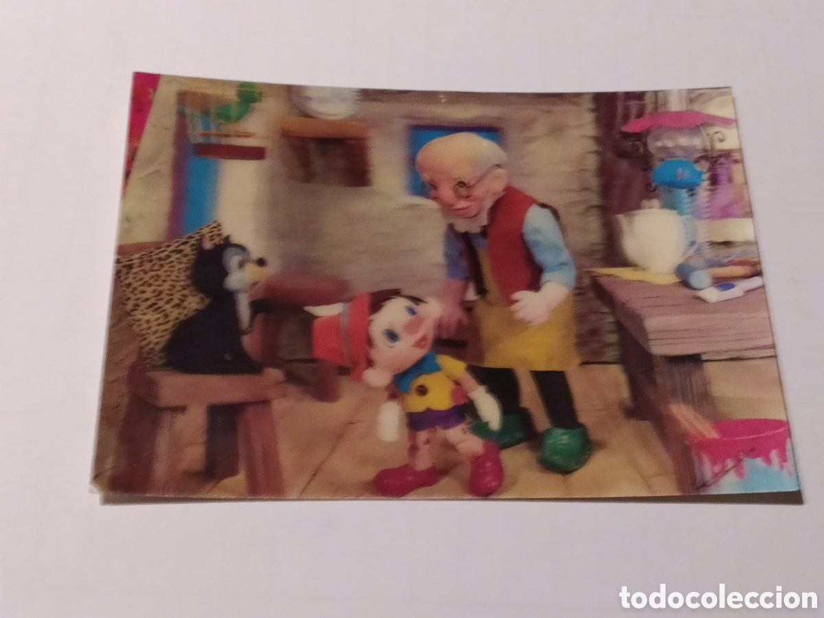 Cine: POSTAL 3D DE PINOCHO - WALT DISNEY - JAP&Oacute;N - SIN CIRCULAR