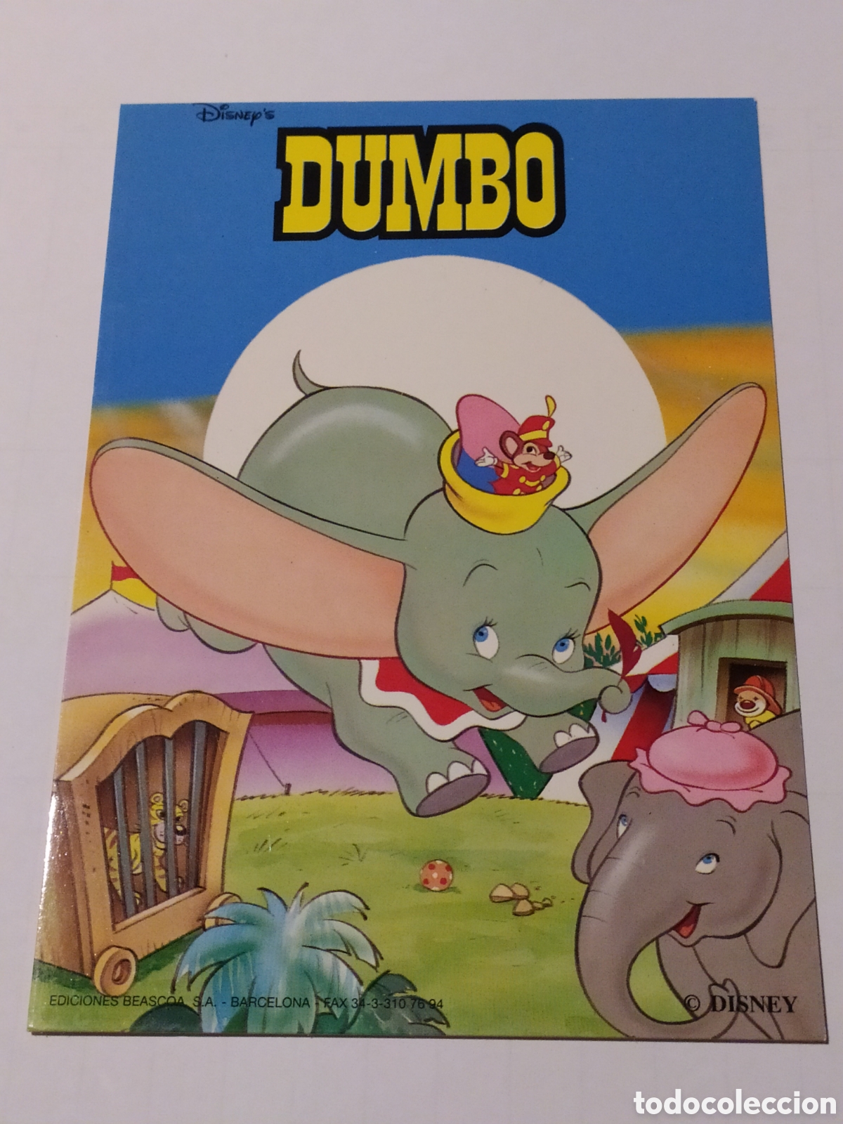 Cine: N&ordm;40 DUMBO - ED. BEASCOA - WALT DISNEY - SIN CIRCULAR