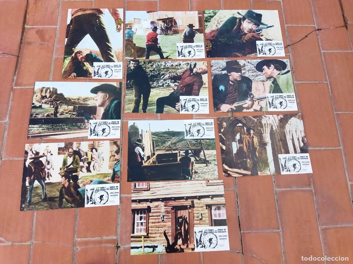 Cinema: fotocromos 10 de cine movie set completo ver fotos LA HORA DEL CORAJE john ireland