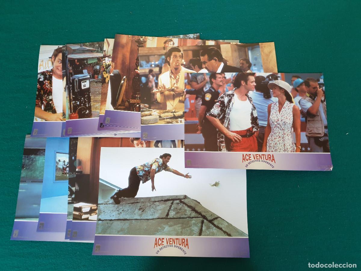 Kino: ACE VENTURA JIM CARREY COURTENEY COX SET COMPLETO 12 FOTOCROMOS