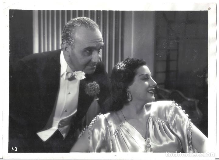 Cine: F33229 POLITA BEDROS GABRIEL ALGARA GLORIA DEL MONCAYO FOTO B/N ORIGINAL ESPA&Ntilde;OLA