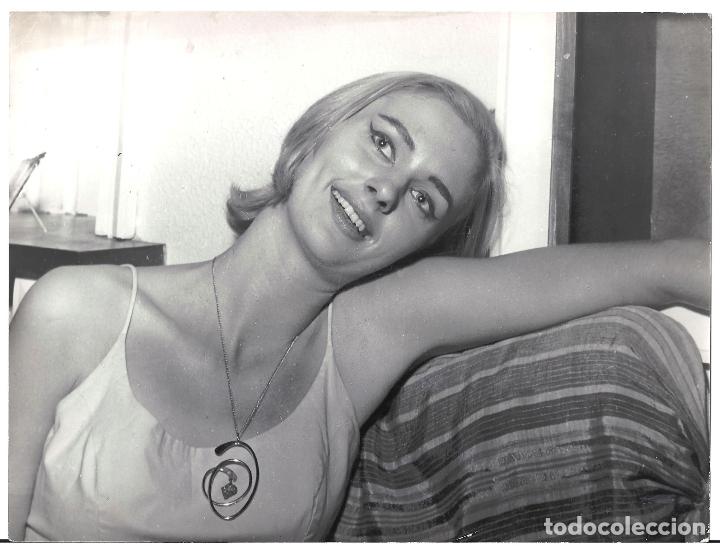 Cin&eacute;ma: F33436 EVA DANNE FOTO B/N ORIGINAL ESPA&Ntilde;OLA FOTOGRAFO WAGNER