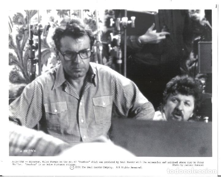 Cinema: F33710 MILOS FORMAN AMADEUS DIRECTOR FOTO B/N ORIGINAL AMERICANA