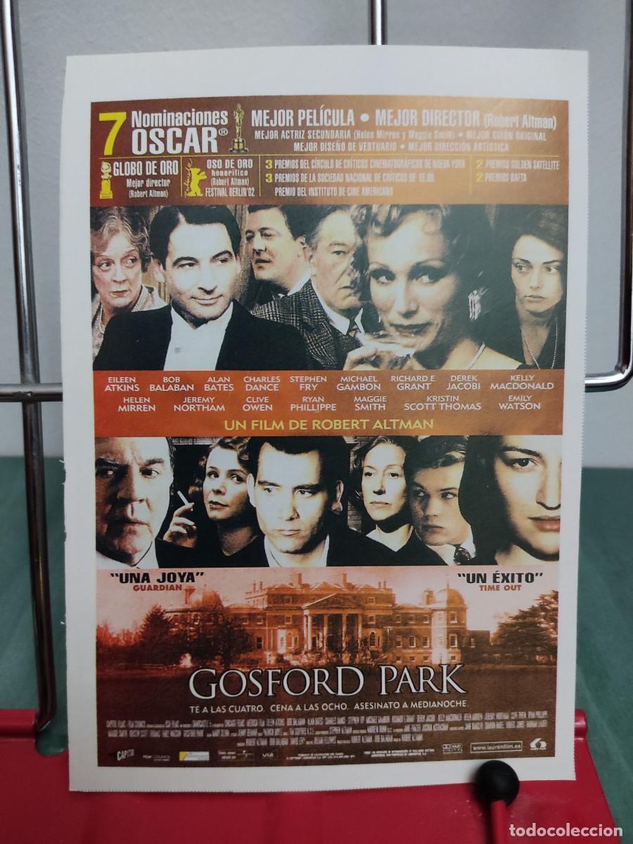 Cinema: Gosford park . Ficha revista Accion cine