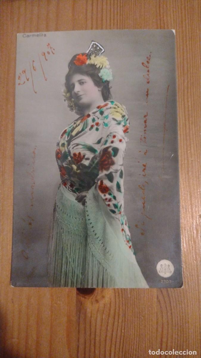 Cinema: Carmelita Cantante Opera y Zarzuela. Madrid. Cuple Escrita. Sin circular.