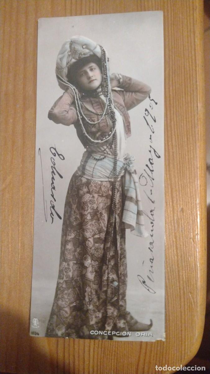 Cin&eacute;ma: Concepcion Oria. Artista. Cantante Opera y Zarzuela. Cuple Escrita. Sin circular.