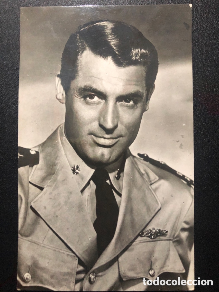 Cine: Antigua tarjeta postal de cary grant