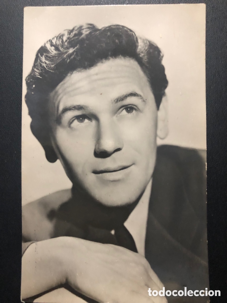 Cine: Antigua tarjeta postal de john Garfield