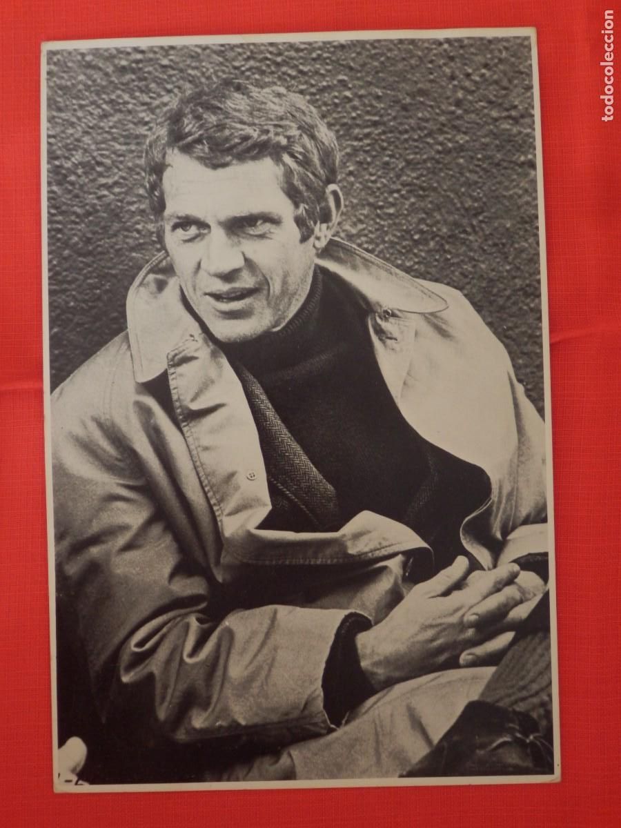 Cine: Steve McQueen Prodeco serie artistas fotografia grande 27x18 cm