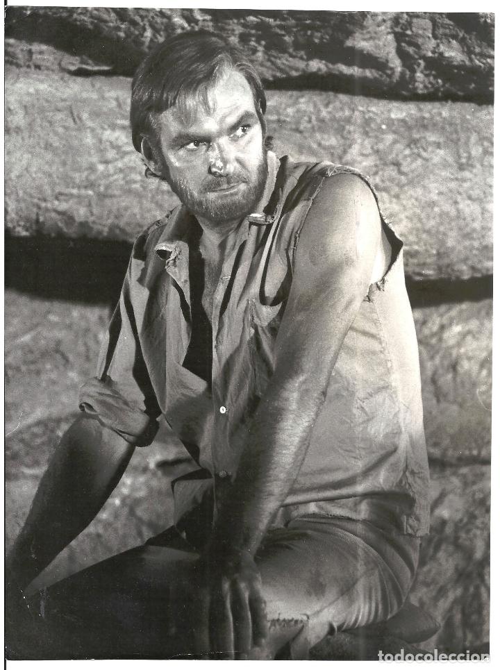 Kino: F33684 STANLEY BAKER ARENAS DEL KALAHARI FOTO B/N ORIGINAL ESPA&Ntilde;OLA