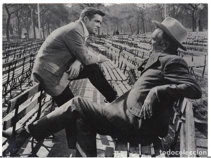 Kino: F33657 GEORGE PEPPARD BUDDY EBSEN DESAYUNO CON DIAMANTES FOTO B/N ORIGINAL ESPA&Ntilde;OLA