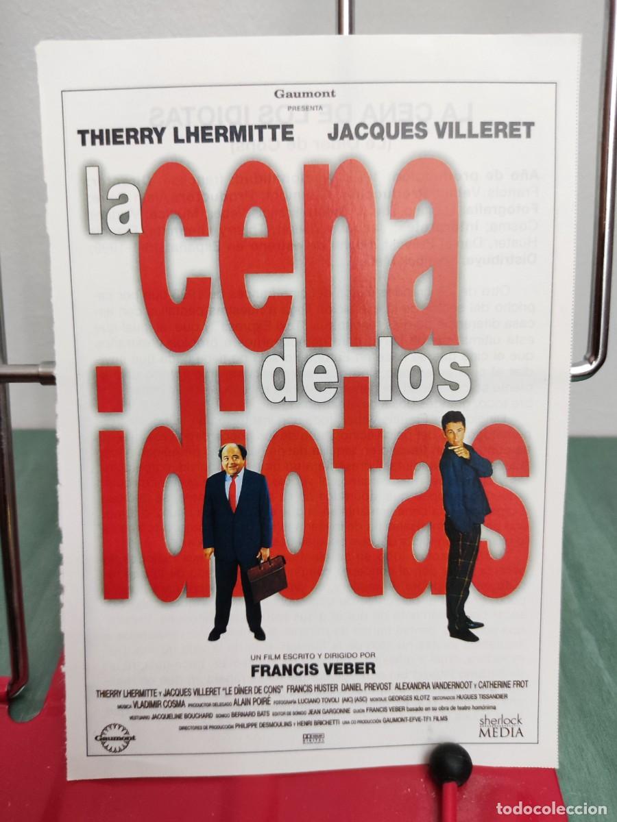 Cinema: La cena de los idiotas . Ficha revista Accion cine