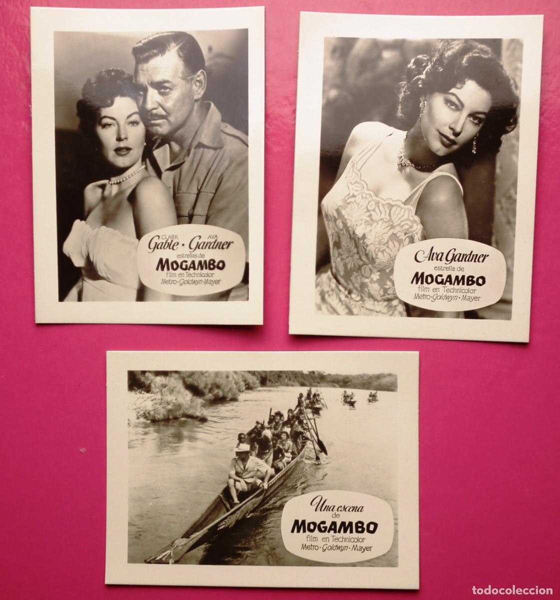 Cine: AVA GARDNER & CLARK GABLE EN MOGAMBO - PUBLICIDAD ROLLFILM INFONAL