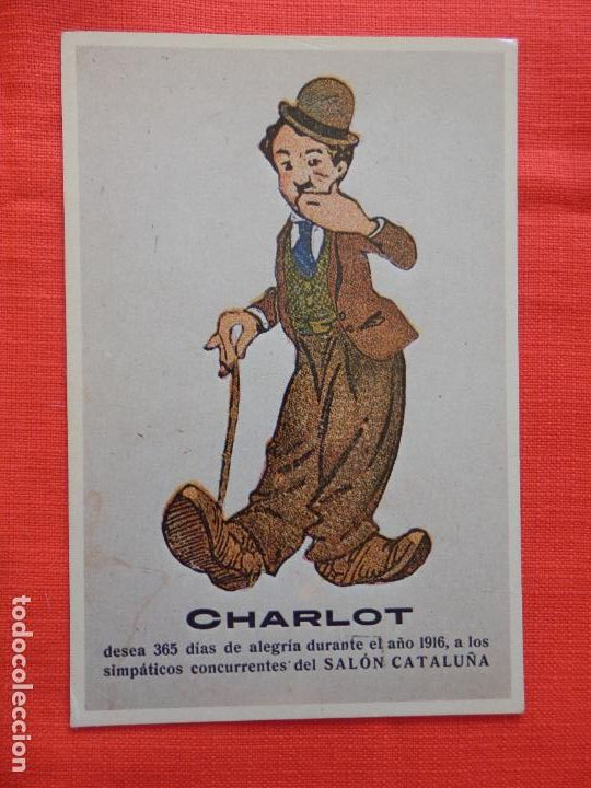 Cine: Charlot, impecable postal Historia grafica del Siglo XX.