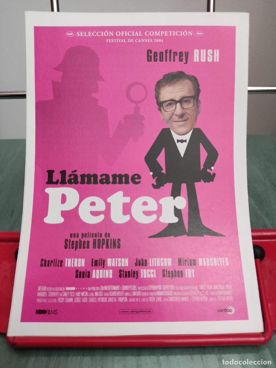 Cinema: Llamame Peter . Ficha revista Accion cine