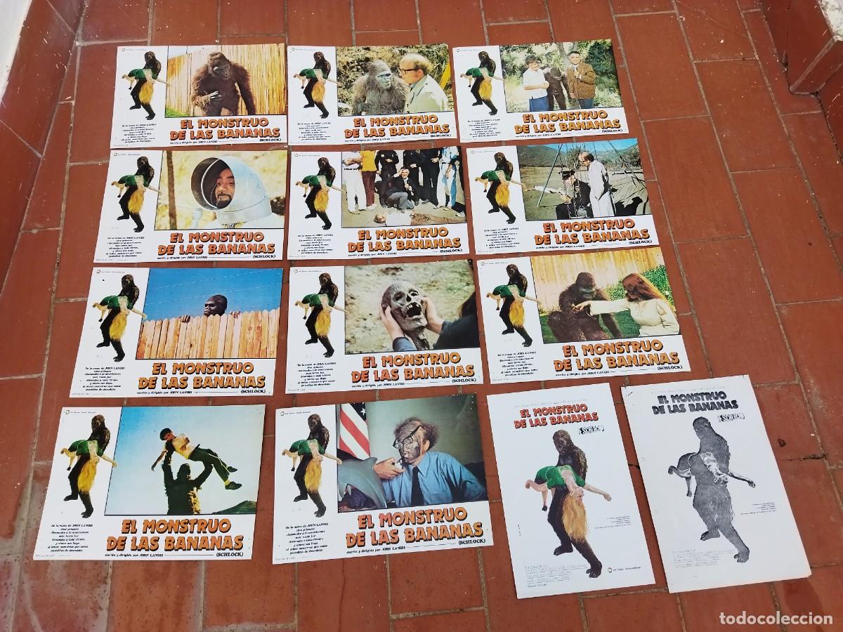 Cinema: fotocromos 11 de cine movie set completo+ GUIA + ver fotos EL MONSTRUO DE LAS BANANAS john landis