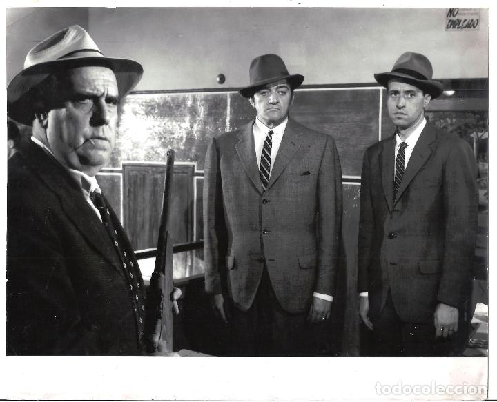 Cine: F33569 MANOLO MORAN JUANJO MENENDEZ RAFAEL LUIS CALVO FOTO B/N ORIGINAL ESPA&Ntilde;OLA FOTOGRAFO MANRIQUE