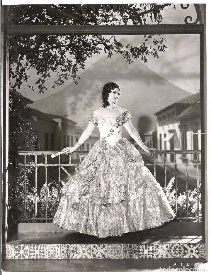 Cine: F33541 AIDA DONINELLI LA TRAVIATA FOTO B/N ORIGINAL AMERICANA
