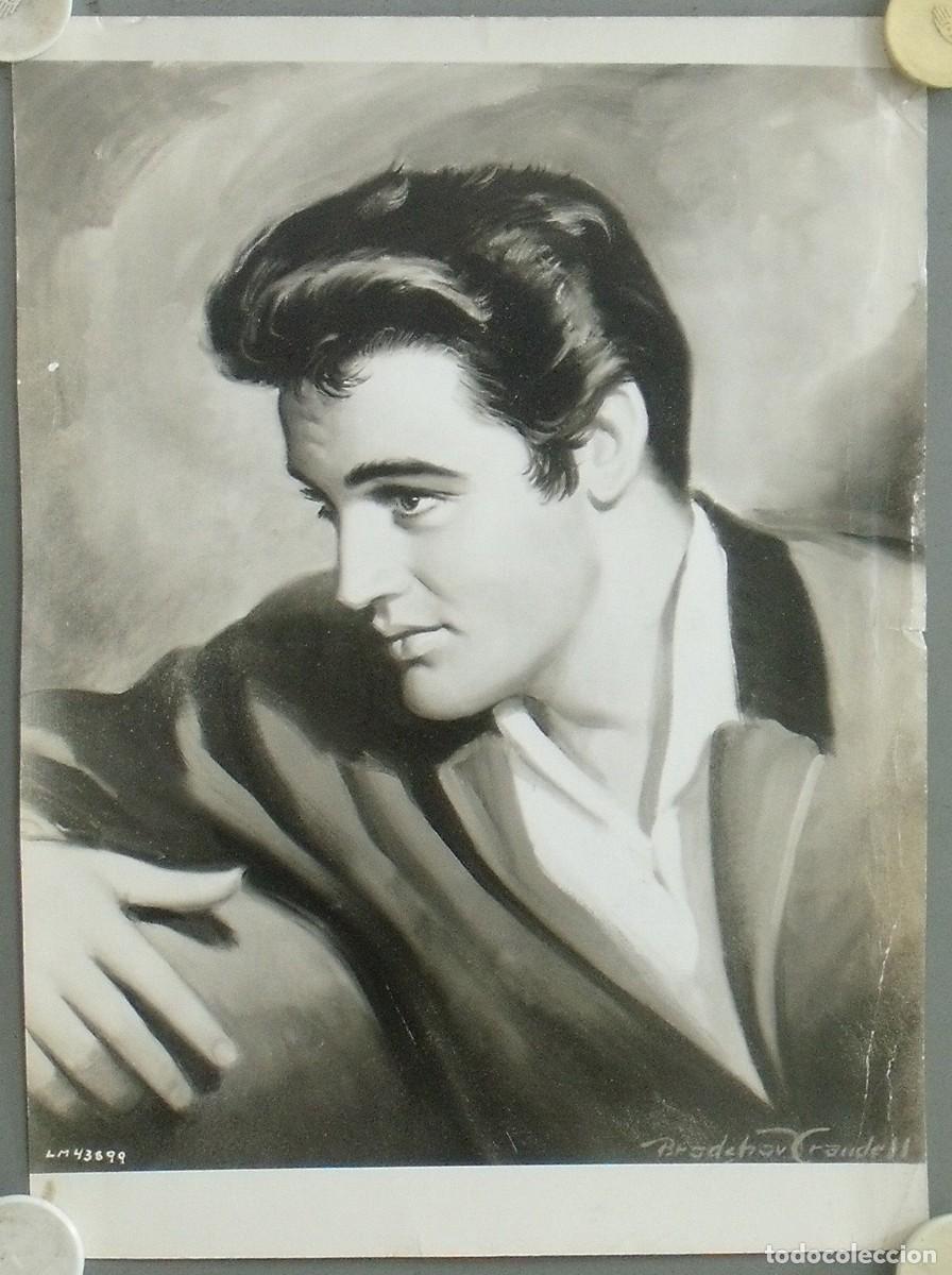 Cine: F10730D ELVIS PRESLEY EL ROCK DE LA CARCEL BRADSHAW CRANDELL FOTO B/N ORIGINAL
