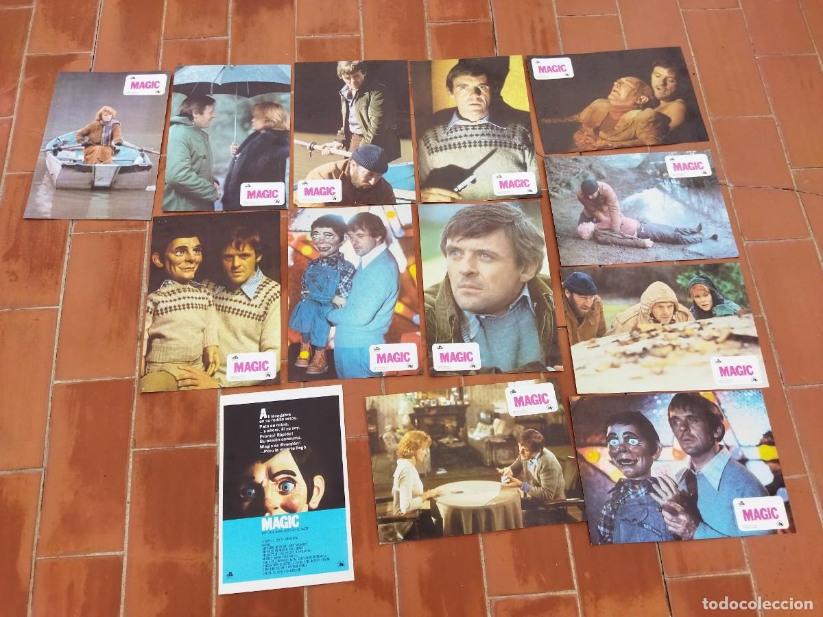 Cinema: fotocromos 12 de cine movie set completo GUIA ver fotos MAGIC el mu&ntilde;eco diabolico anthony hopkins