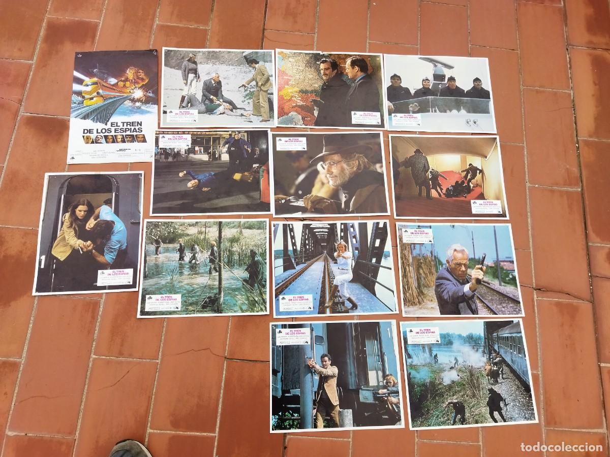 Cinema: fotocromos 12 de cine movie set completo+ GUIA ver fotos EL TREN DE LOS ESPIAS lee marvinmark robson