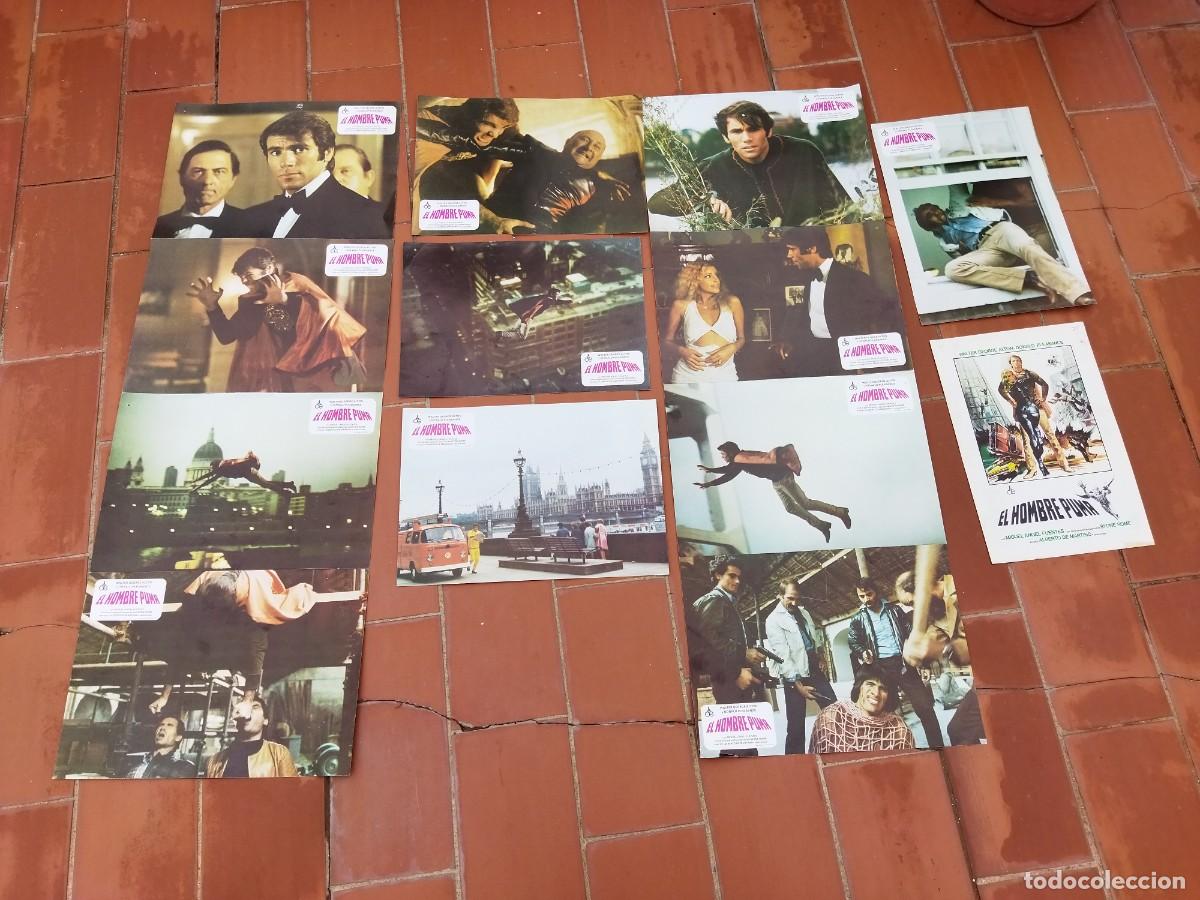 Cinema: fotocromos 12 de cine movie set completo+ GUIA DOBLE ver fotos EL HOMBLE PUMA walter george alton