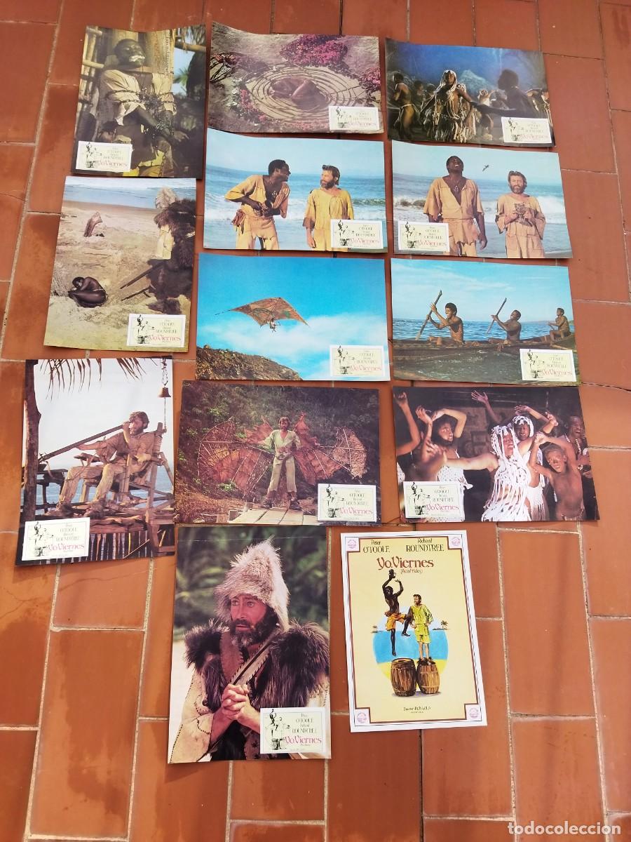 Cinema: fotocromos 12 de cine movie set completo+GUIA ver fotos YO VIERNES reter o&acute;toole jack gold