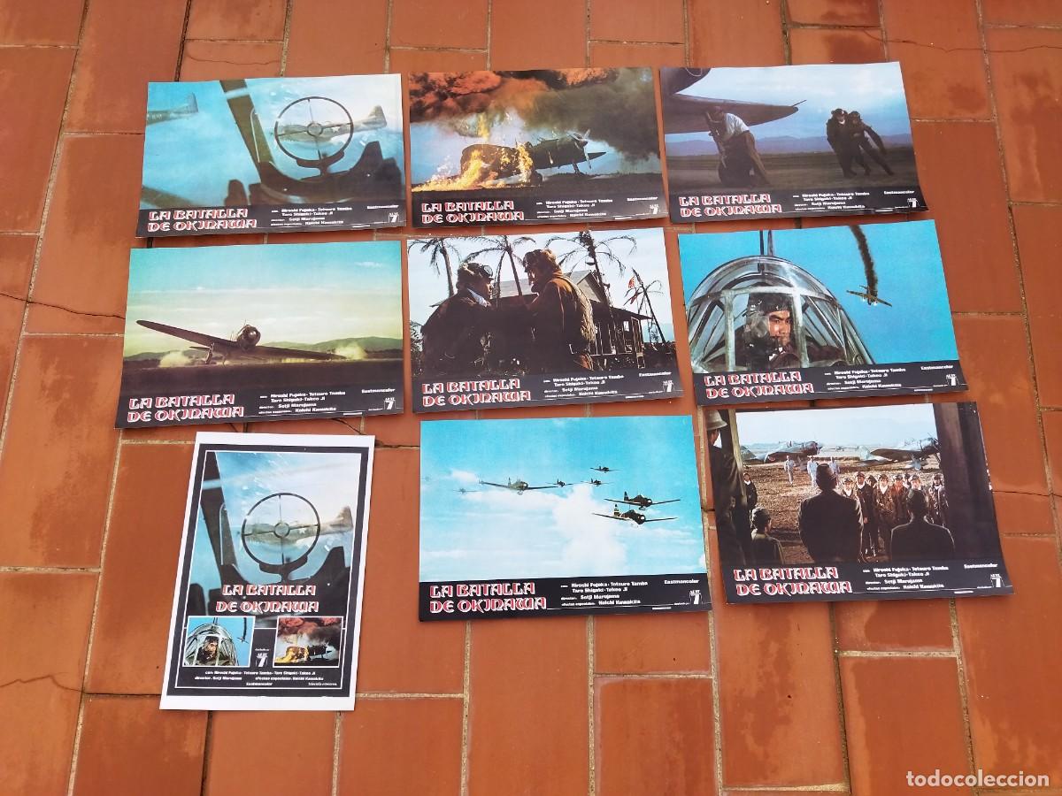 Cinema: fotocromos 8 de cine movie set completo+ GUIA ver fotos LA BATALLA DE OKINAWA