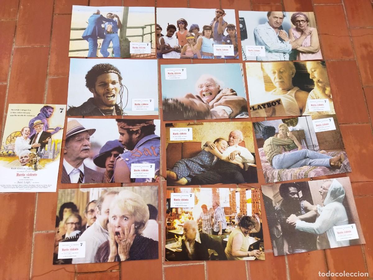 Cinema: fotocromos 12 de cine movie set completo+ GUIA ver fotos BARRIO VIOLENTO ruth gordon