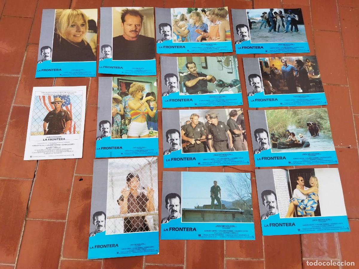 Cinema: fotocromos 12 de cine movie set completo+GUIA DOBLE ver fotos LA FRONTERA jack nicholson