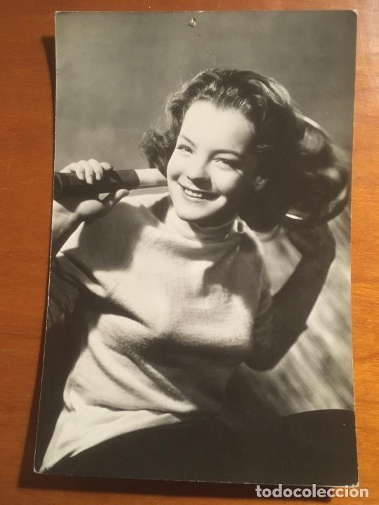 Cine: romy schneider postal original antigua