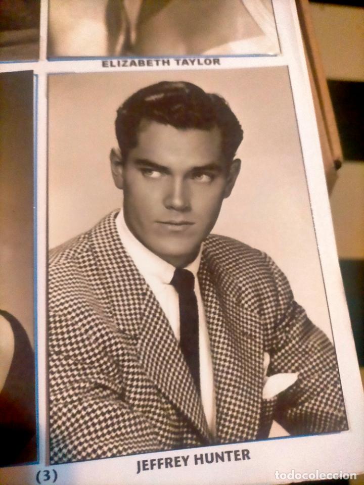 Cine: Cine actor o actriz fotografia o foto fotocromo fotografico blanco y negro leer , JEFFREY HUNTER