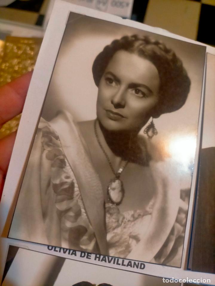 Cine: Cine actor o actriz fotografia o foto fotocromo fotografico blanco y negro leer , OLIVIA DE HAVILLAN