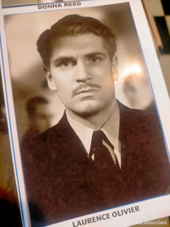 Cine: Cine actor o actriz fotografia o foto fotocromo fotografico blanco y negro leer , LAURENCE OLIVIER
