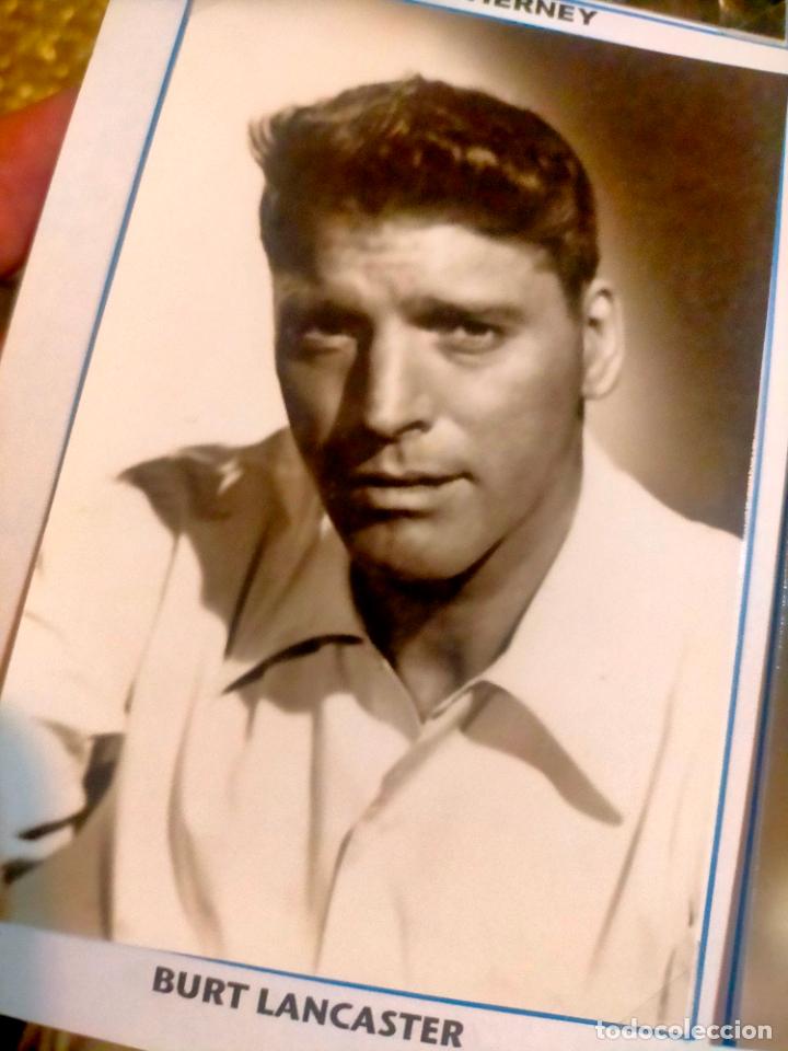 Cine: Cine actor o actriz fotografia o foto fotocromo fotografico blanco y negro leer , BURT LANCASTER