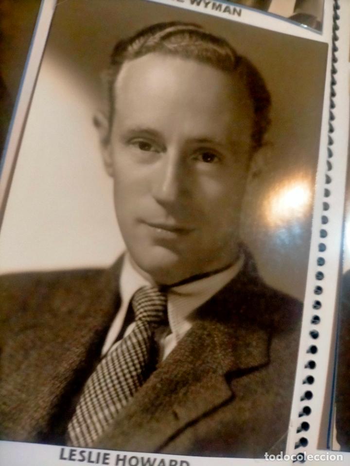 Cinema: Cine actor o actriz fotografia o foto fotocromo fotografico blanco y negro leer , LESLIE HOWARD