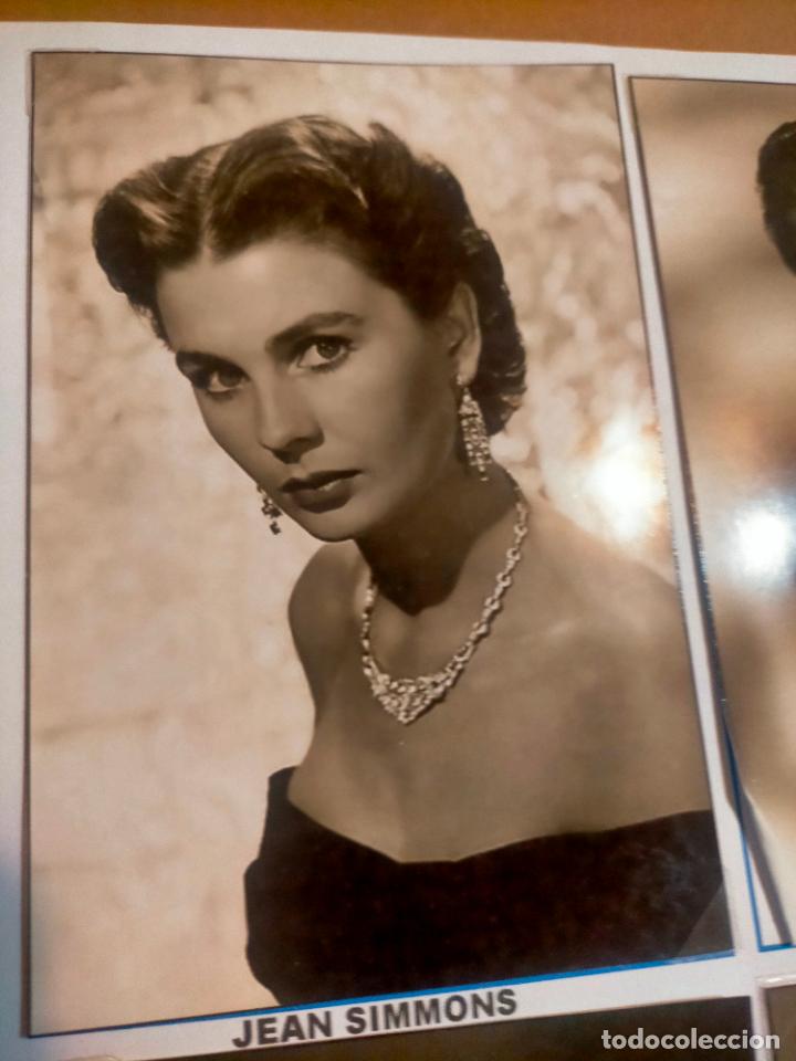 Cinema: Cine actor o actriz fotografia o foto fotocromo fotografico blanco y negro leer , JEAN SIMMONS