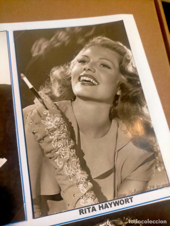 Cinema: Cine actor o actriz FOTOGRAFIA o foto fotocromo fotografico blanco y negro leer , RITA HAYWORT