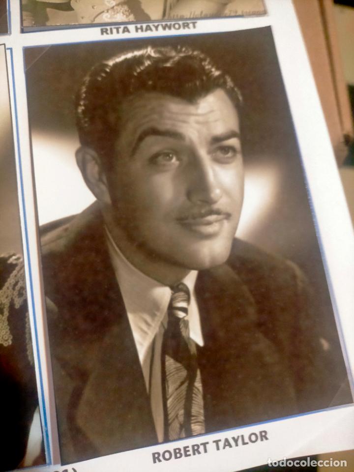 Cine: Cine actor o actriz FOTOGRAFIA o foto fotocromo fotografico blanco y negro leer , ROBERT TAYLOR