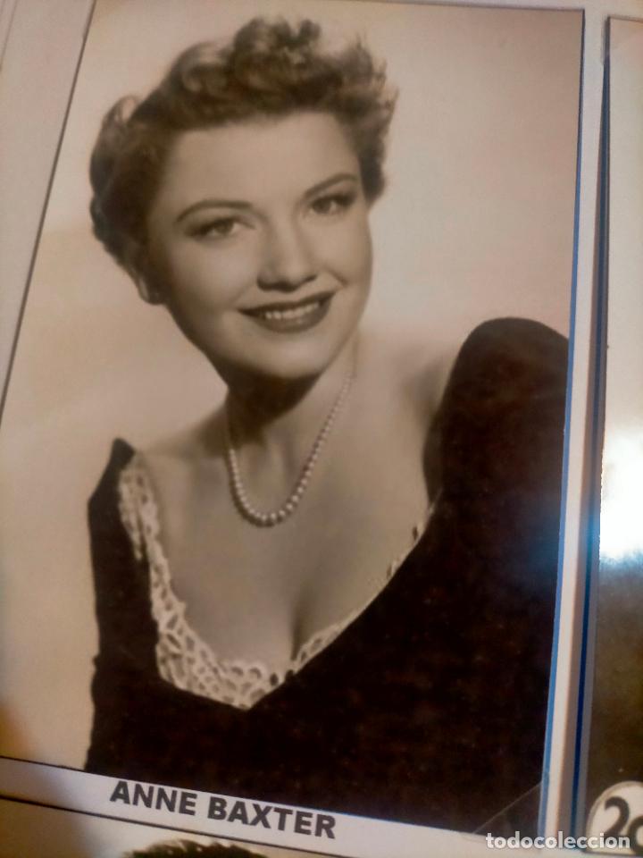 Kino: Cine actor o actriz FOTOGRAFIA o foto fotocromo fotografico blanco y negro leer , ANNE BAXTER