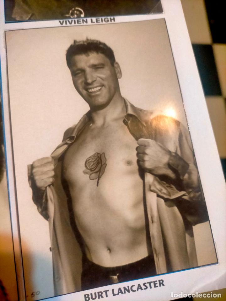 Kino: Cine actor o actriz FOTOGRAFIA o foto fotocromo fotografico blanco y negro leer , BURT LANCASTER