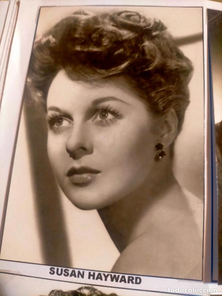 Kino: Cine actor o actriz FOTOGRAFIA o foto fotocromo fotografico blanco y negro leer , SUSAN HAYWARD